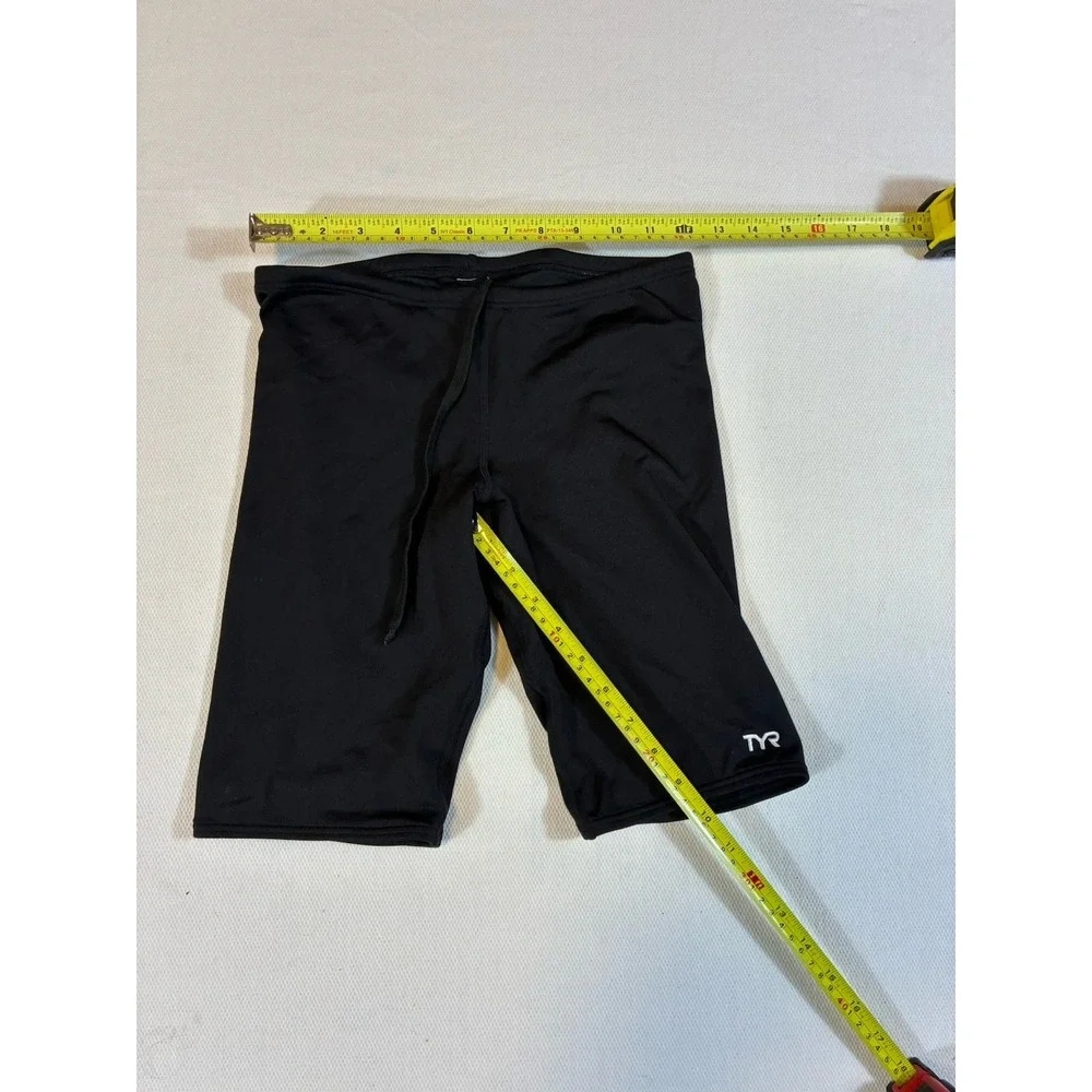TYR Men's‎ XS Jammers Swim Shorts Black Compression Performance Swimsuit